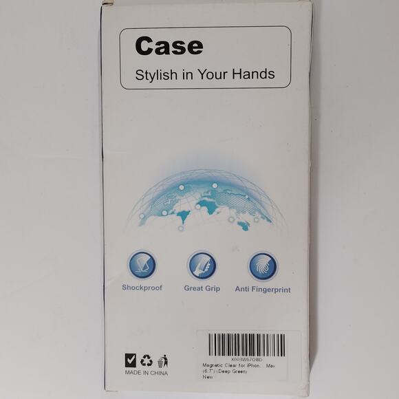 Magnetic Clear Case With Deep Green Trim For iPhone 15 Pro Max Phone - Picture 4 of 5